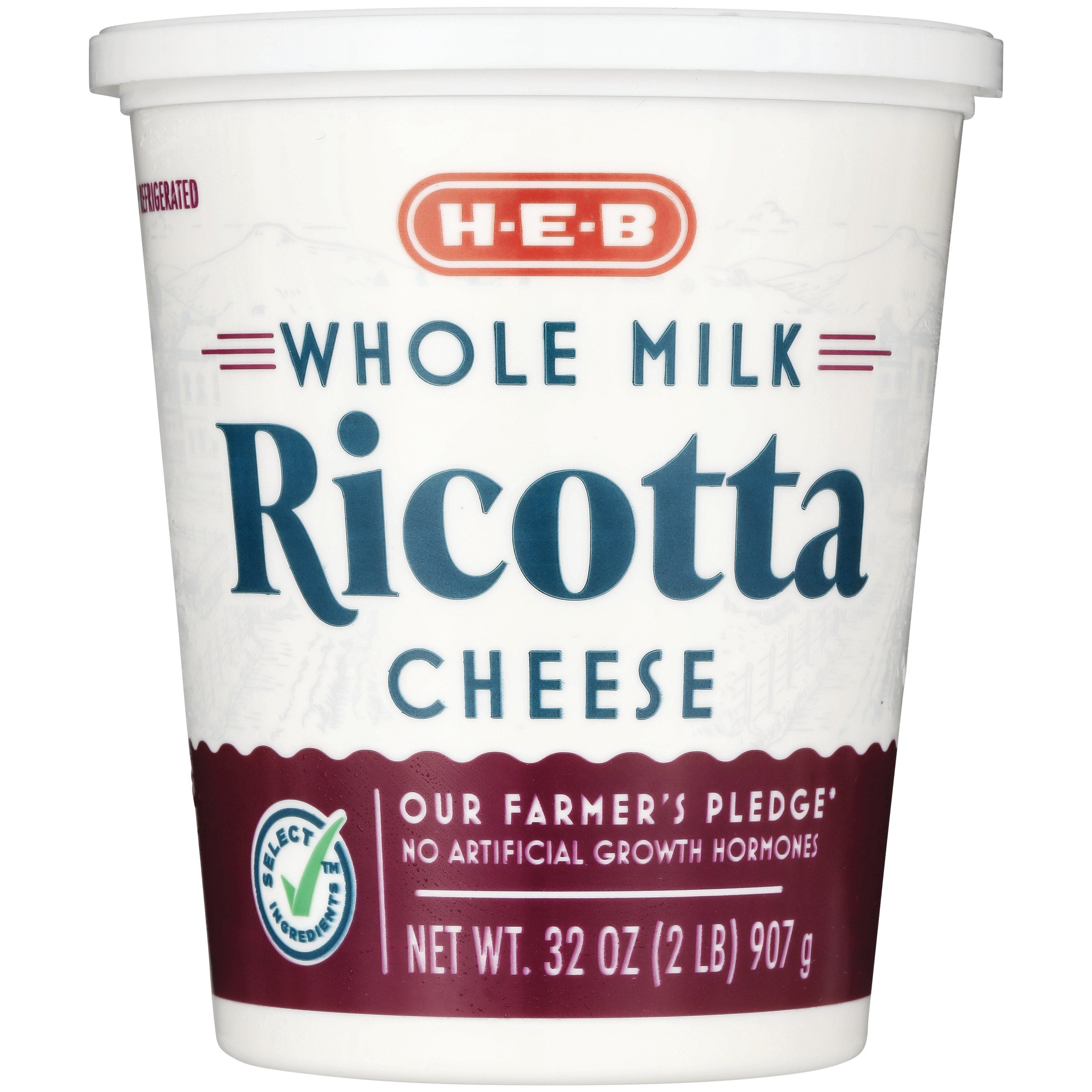 HEB Whole Milk Ricotta Cheese Shop Cheese at HEB
