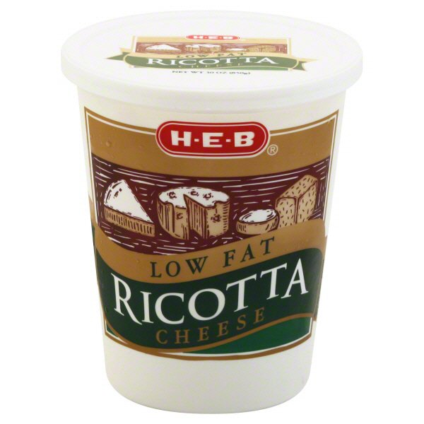 H-E-B Low Fat Ricotta Cheese, 30 oz | Central Market - Really Into Food