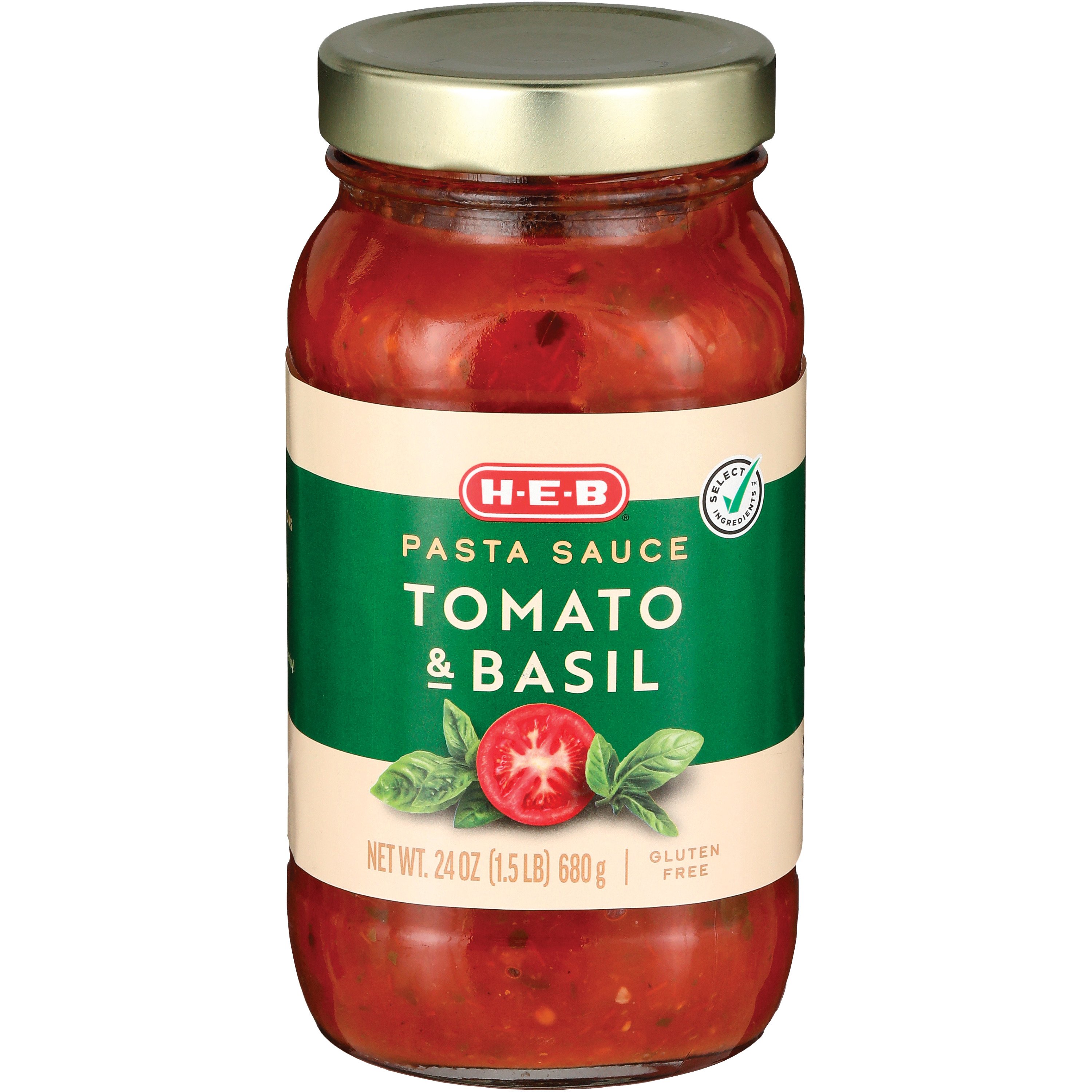 H-E-B Tomato & Basil Pasta Sauce - Shop Pasta Sauces At H-E-B