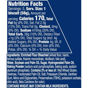Pillsbury Grands! Flaky Layers  Original Biscuits, 5 ct