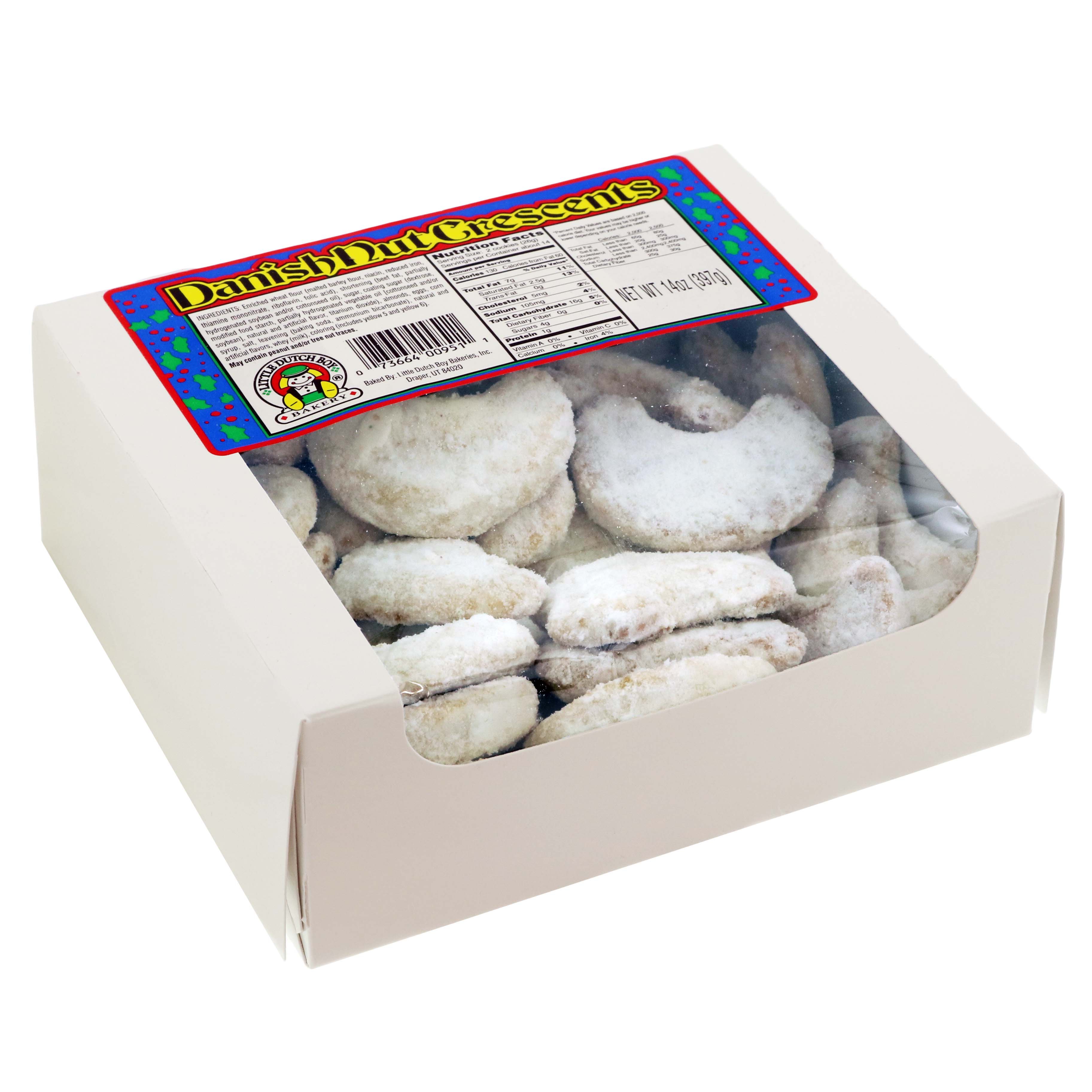 Little Dutch Boy Bakery Danish Nut Crescent Cookies - Shop Cookies at H-E-B