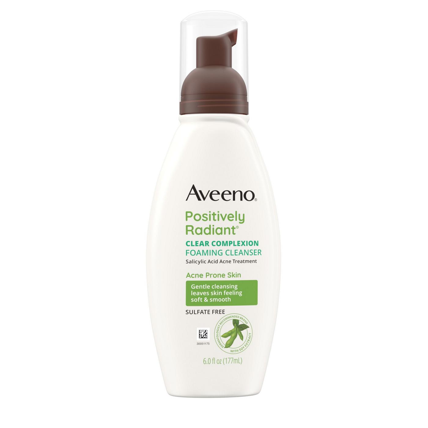 Aveeno Positively Radiant Clear Complexion Foaming Cleanser; image 2 of 7