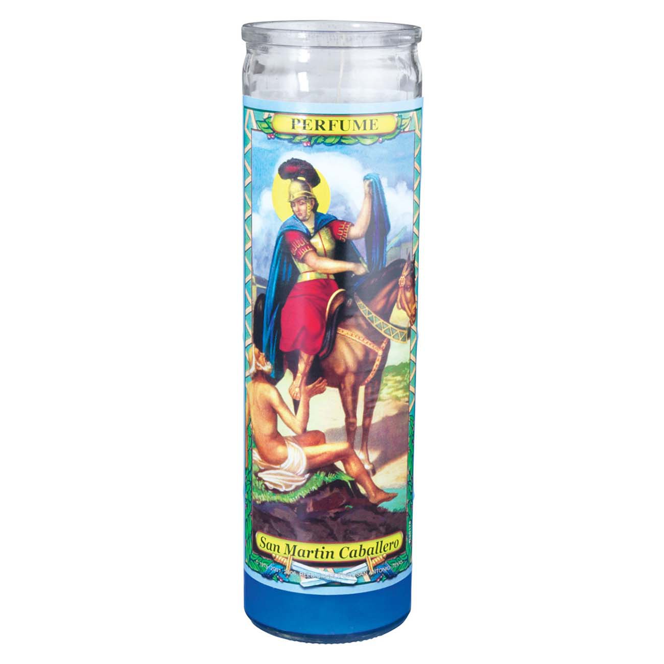 Reed Candle San Martin Caballero Perfume Scented Religious Candle ...