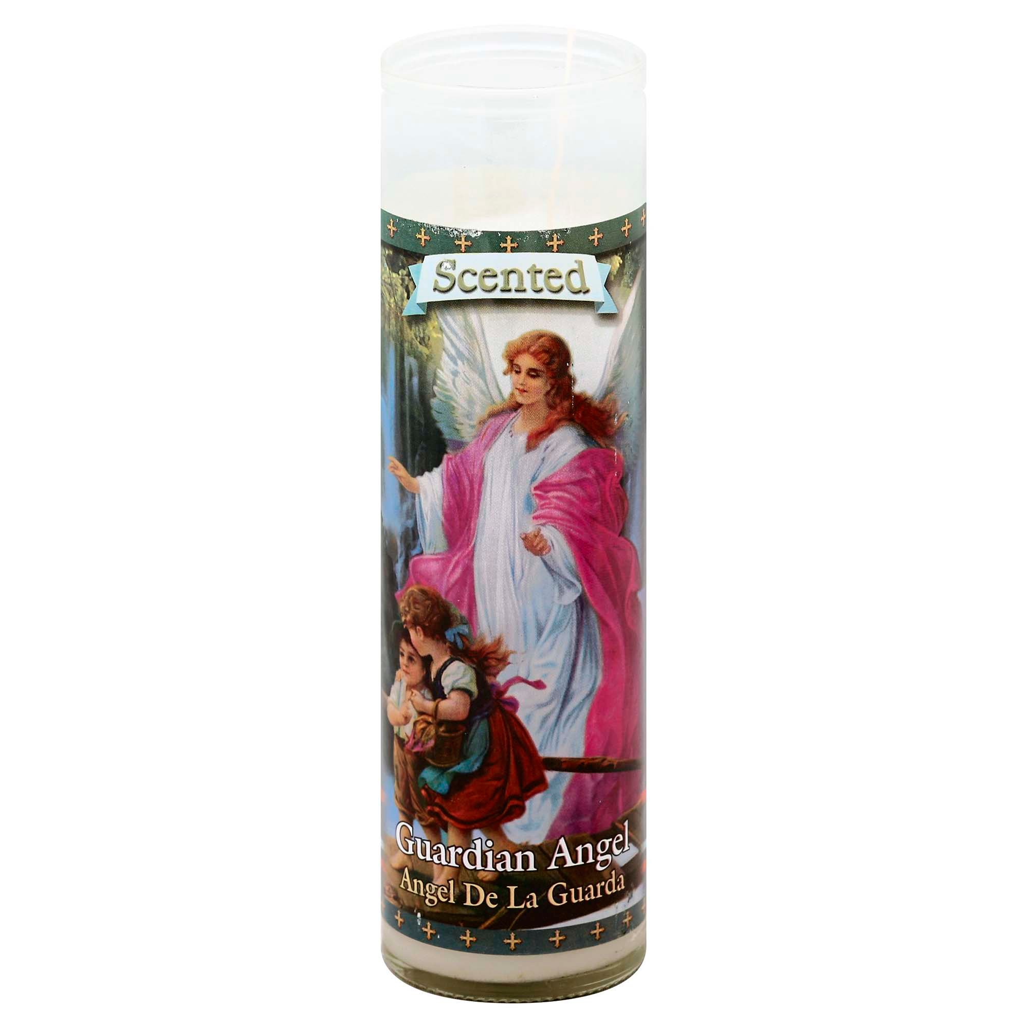 Brilux Guardian Angel Perfume Scented Religious Candle White Wax