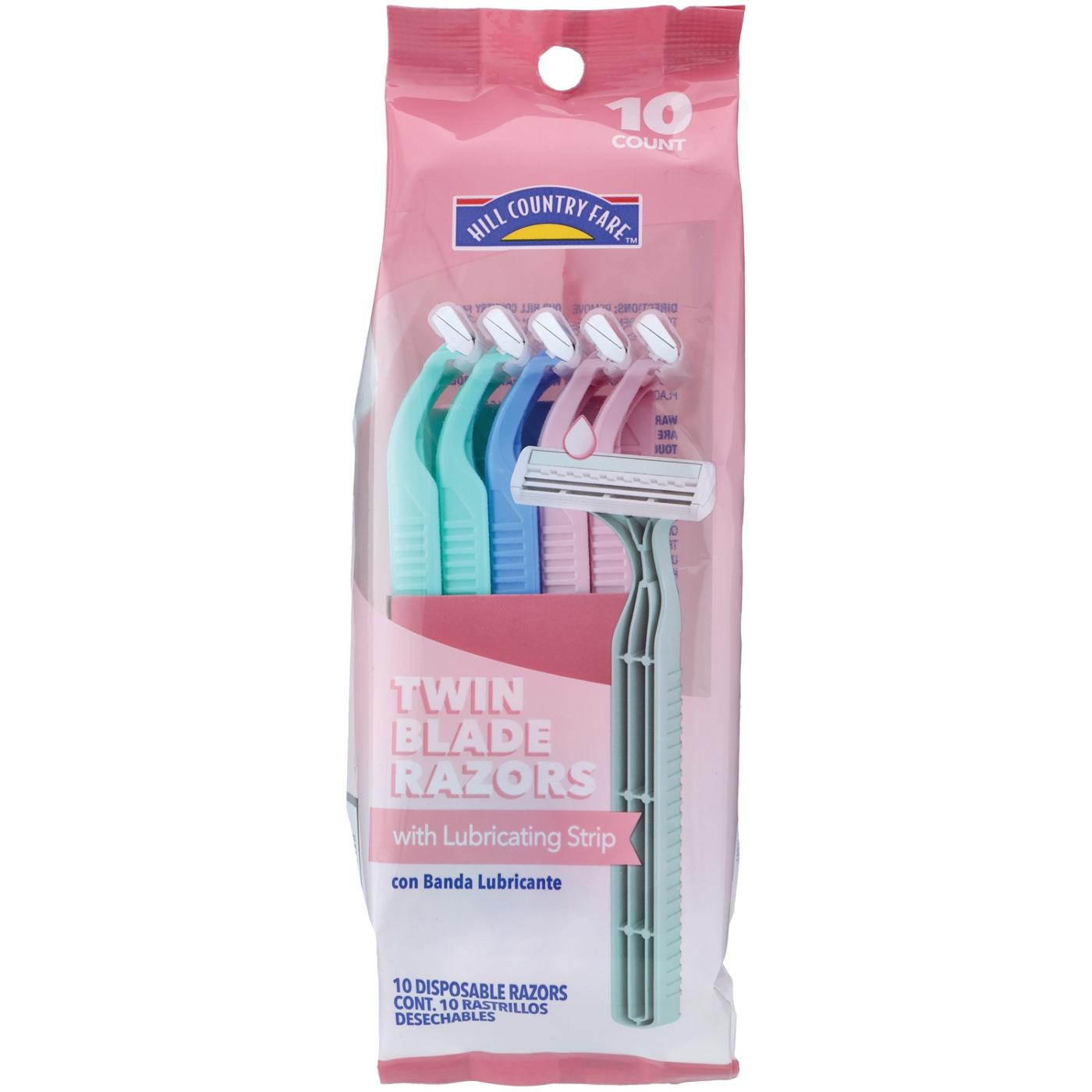 Hill Country Essentials Satin Touch with Lubricating Strip Disposable Razors For Women; image 1 of 4