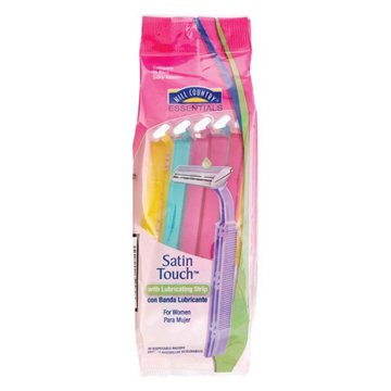 Hill Country Essentials Satin Touch with Lubricating Strip Disposable Razors For Women, 10 ct