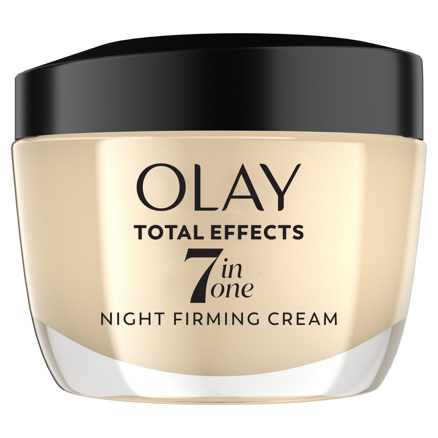 Olay Total Effects 7 In One Night Firming Cream Face Moisturizer; image 1 of 8