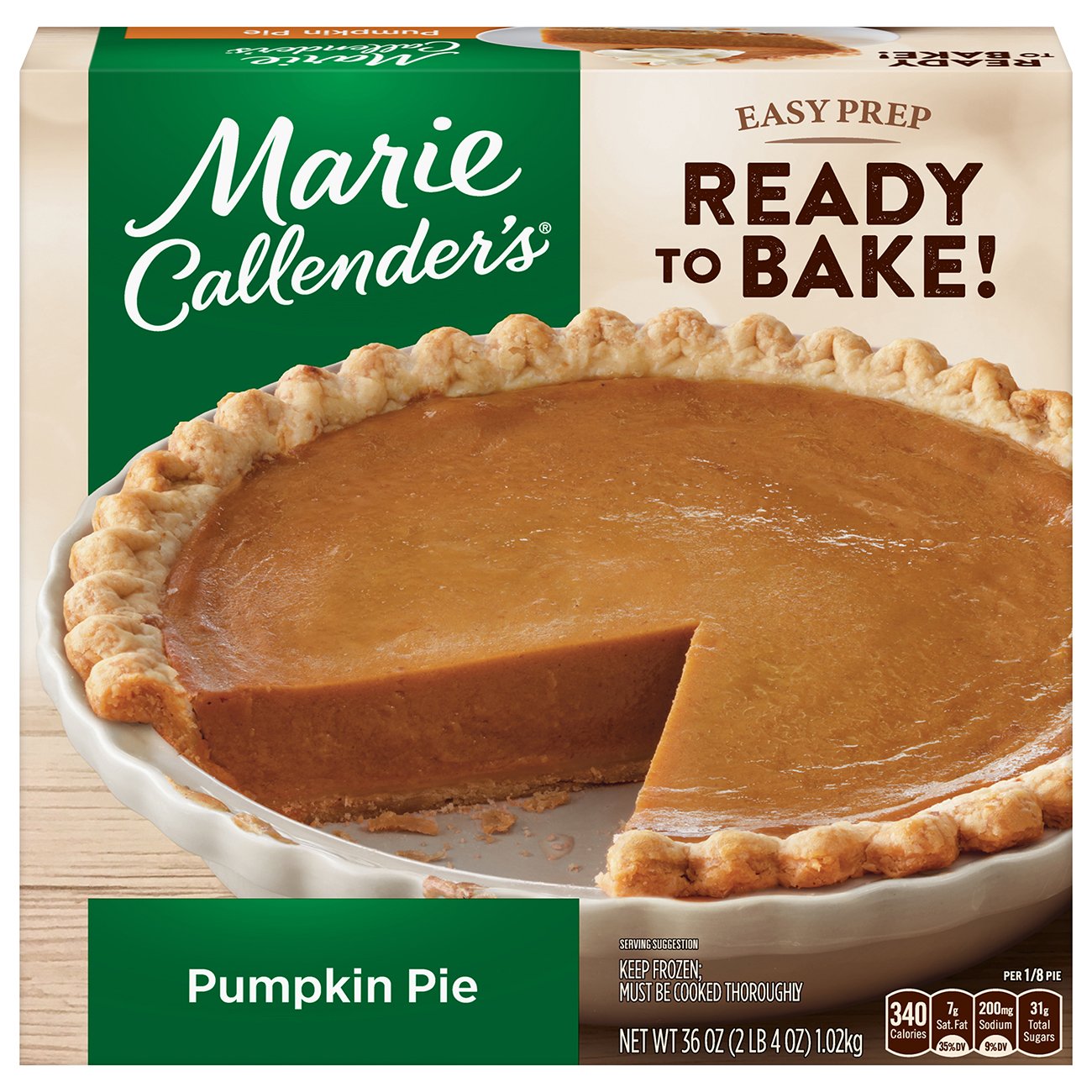 MARIE CALLENDER S PUMPKIN PIE INGREDIENTS visual data 4