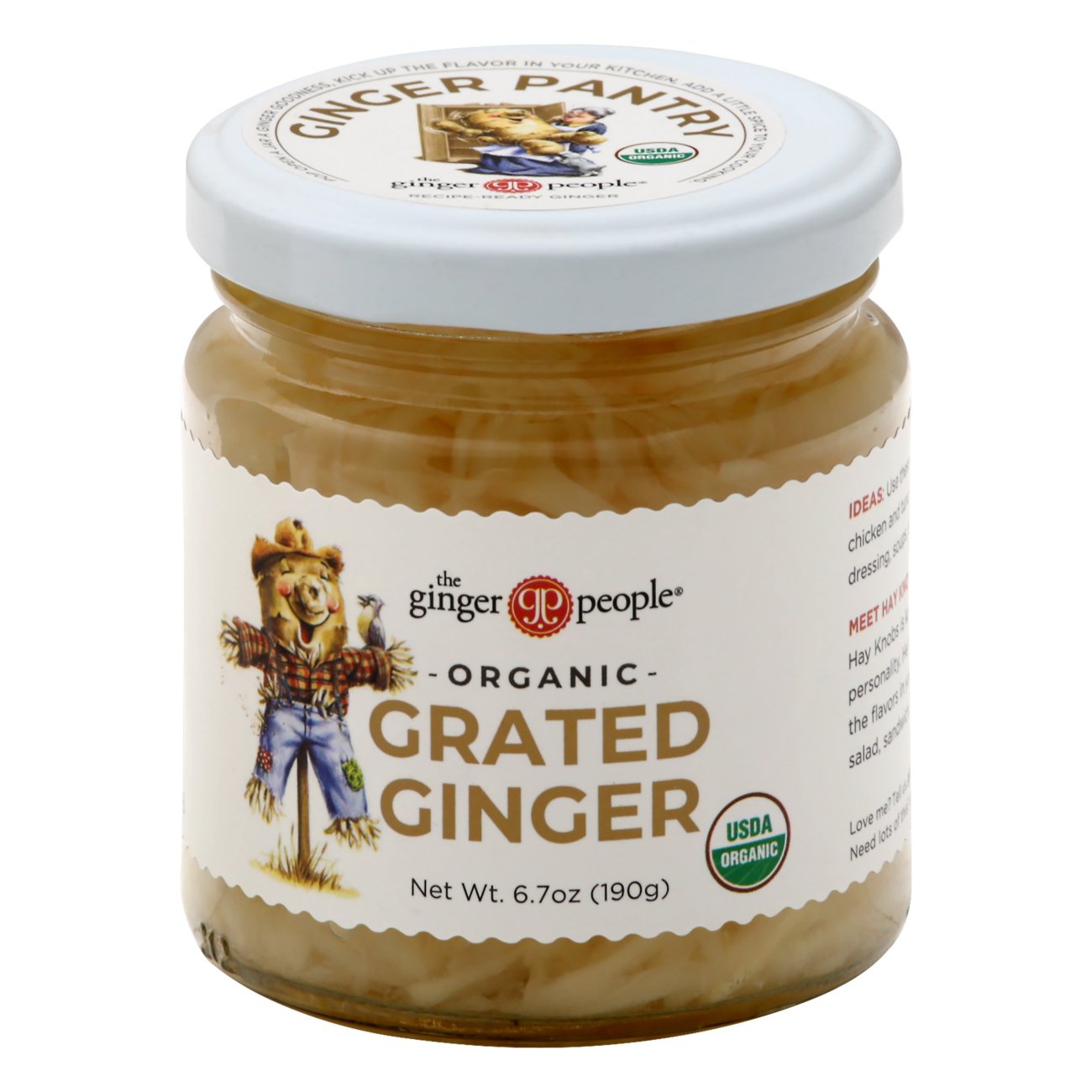 The Ginger People Organic Grated Ginger Shop Herbs & Spices at HEB