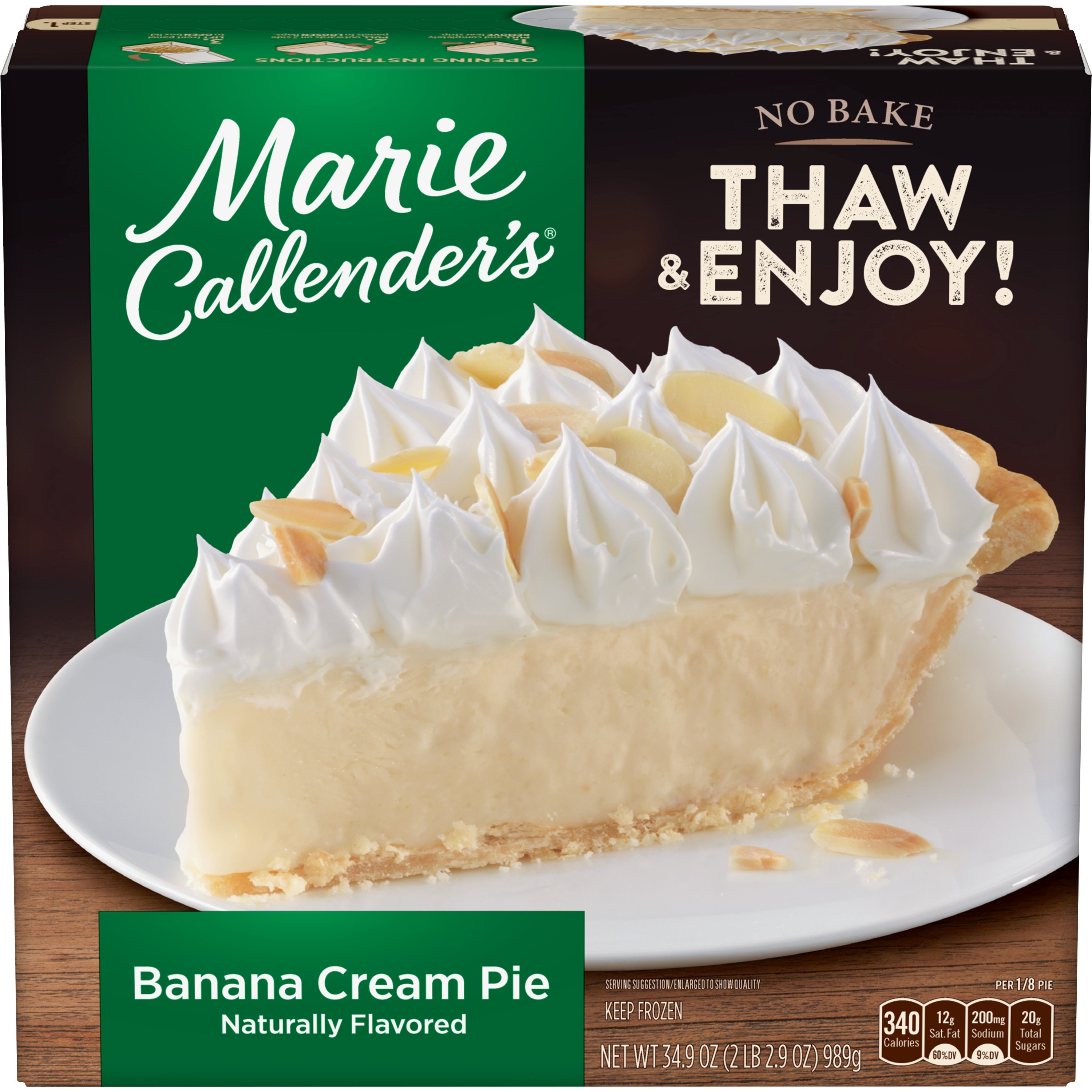 Marie Callender's Marie Callender's Banana Cream Pie Shop Desserts