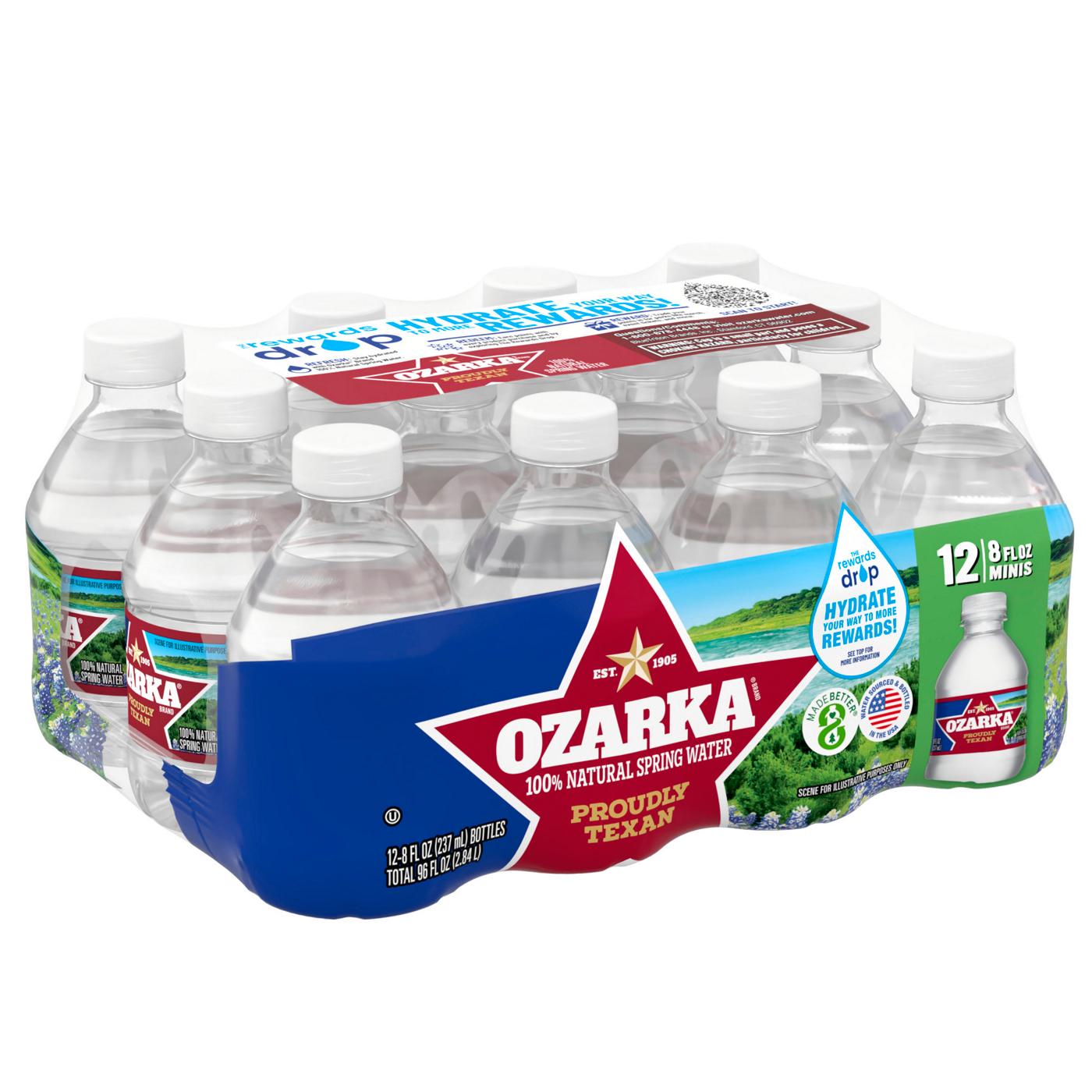 Ozarka 100% Natural Spring Water 8 oz Bottles; image 5 of 6