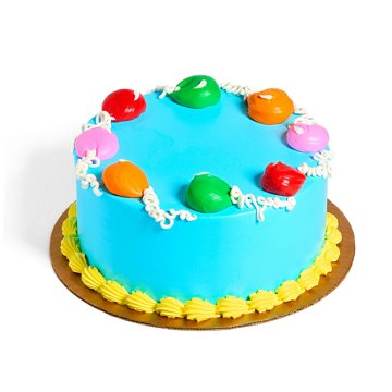 H-E-B Bakery White Cake with Vanilla Ice Cream & Elite Icing, 8"