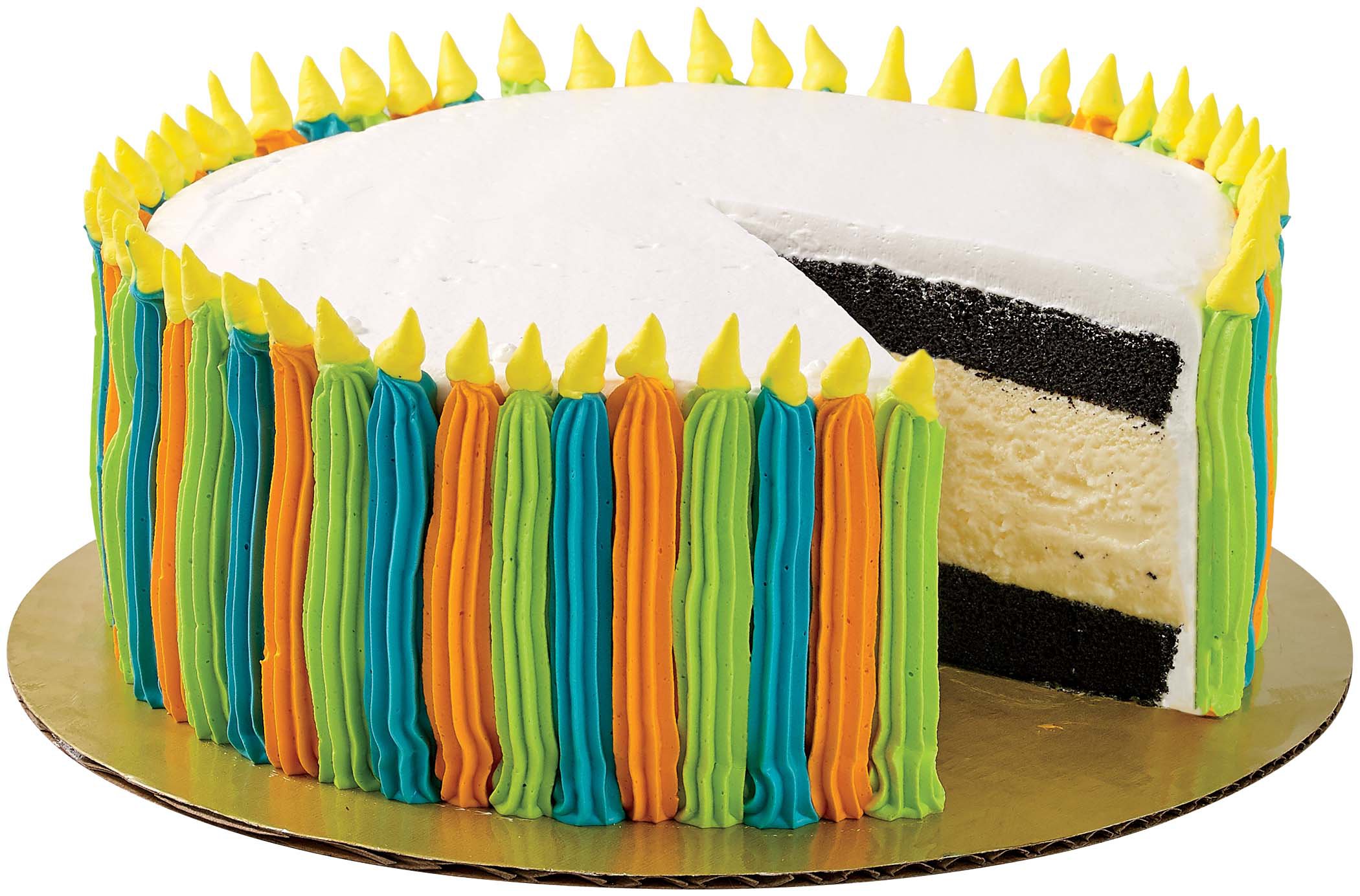 H-E-B Bakery Vanilla Ice Cream Cake With Chocolate Cake & Elite Icing ...