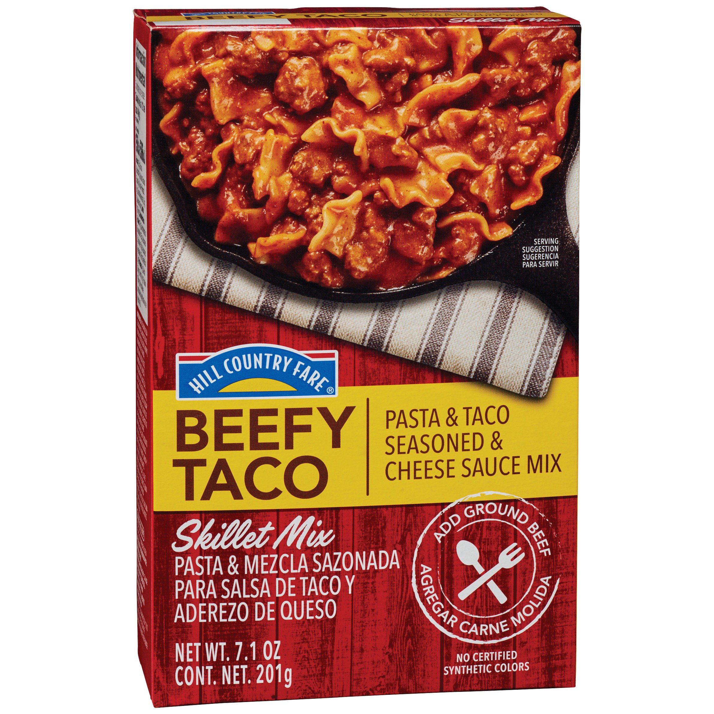 Hill Country Fare Beefy Taco Skillet Mix Shop Pantry Meals at HEB