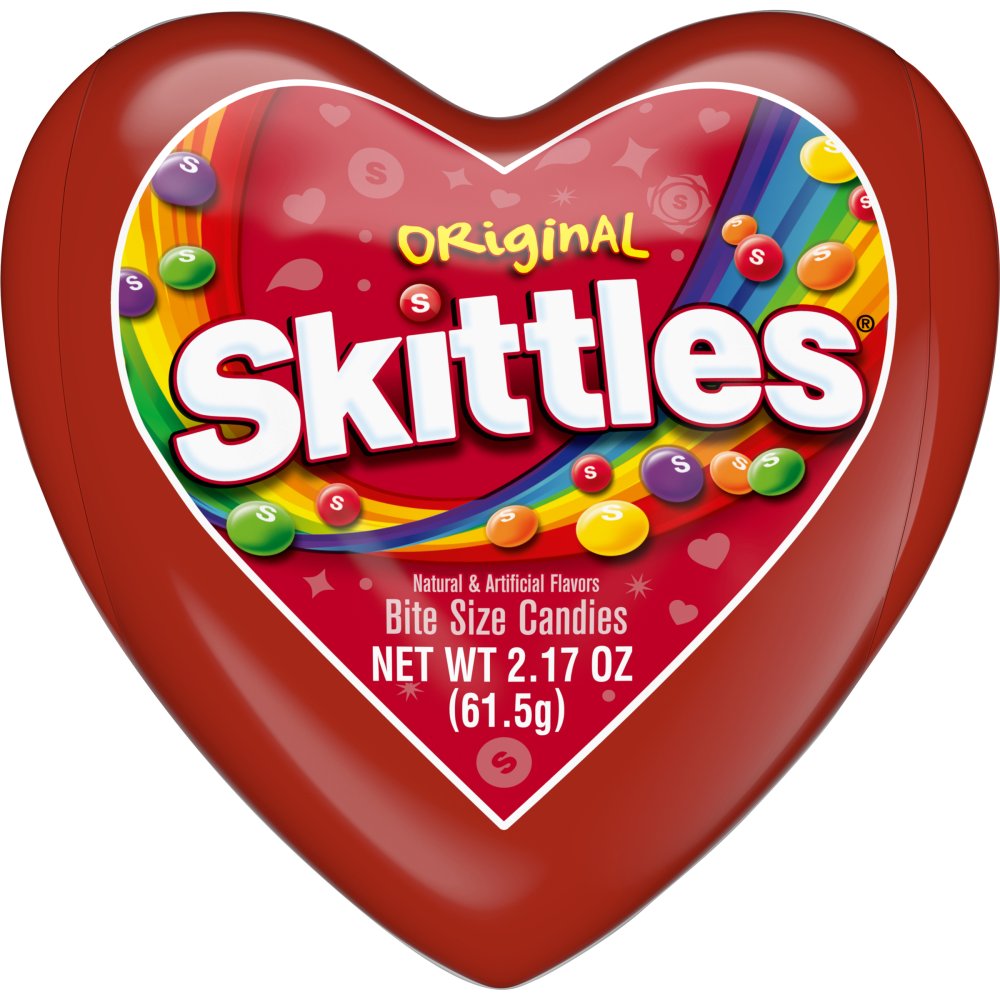 Skittles Original Valentine Candy Heart Gift Package Shop Candy at HEB