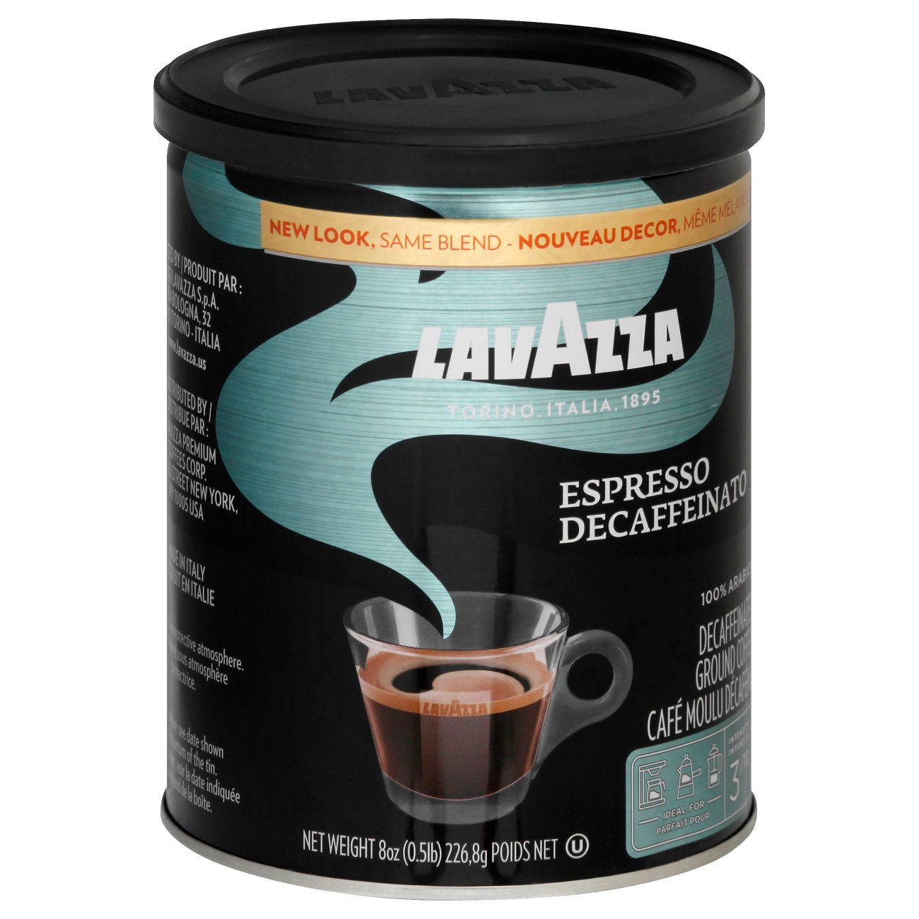 thumbnail image 2 of Caffè Passalacqua Decaffeinato Ground Coffee - 250g Tin, Premium Italian Espresso 2 of 6