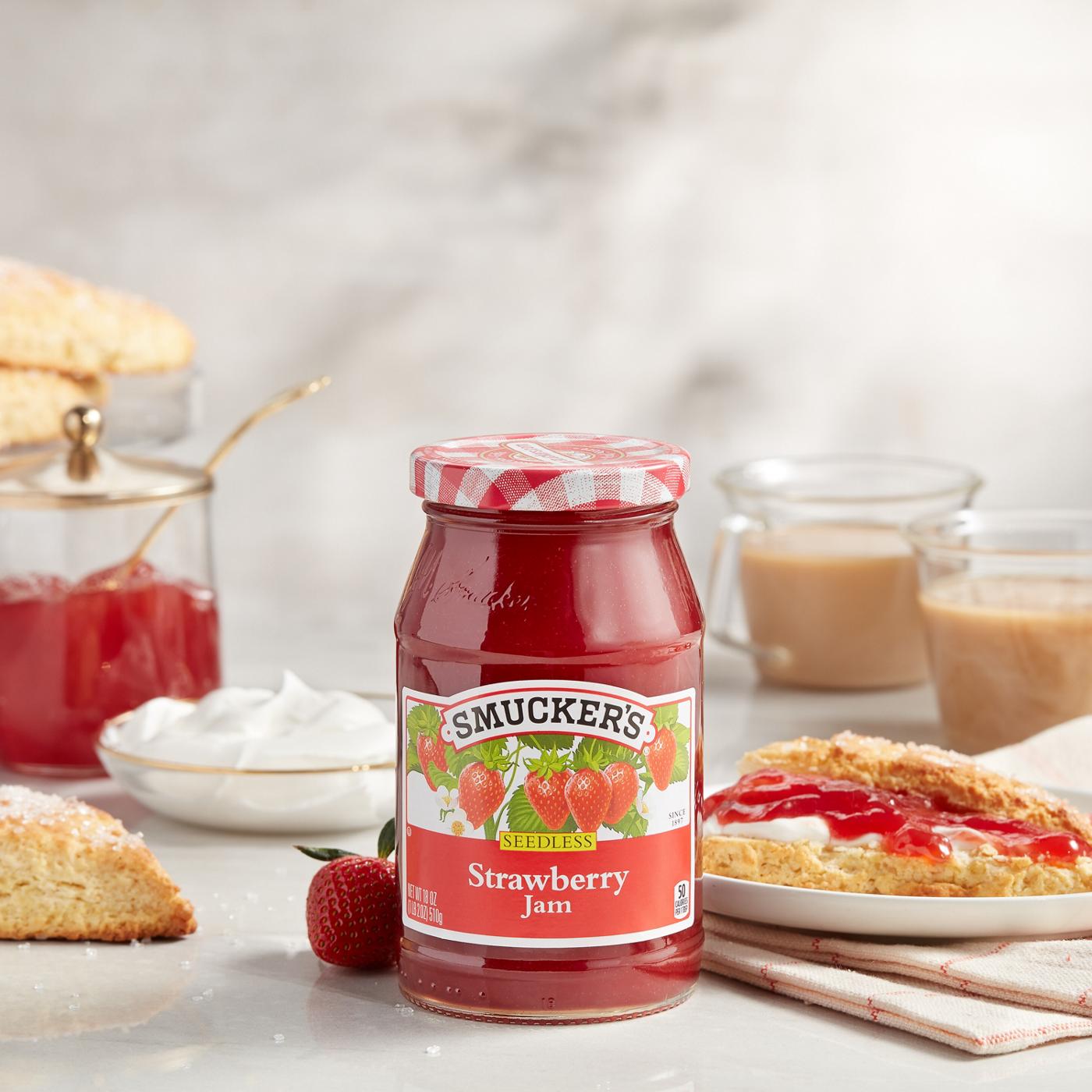 Smucker's Seedless Strawberry Jam; image 2 of 2