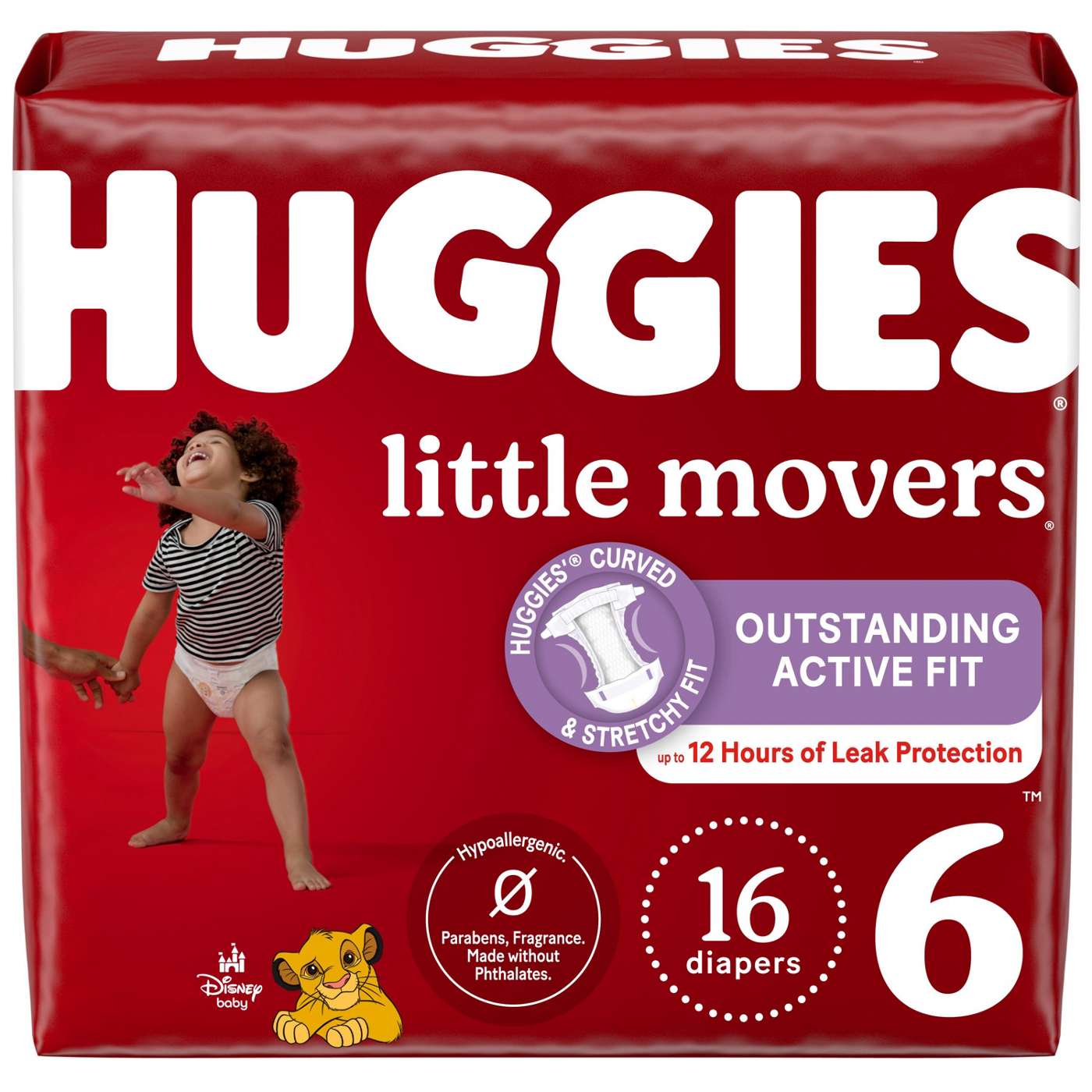 Huggies movers hot sale size 6