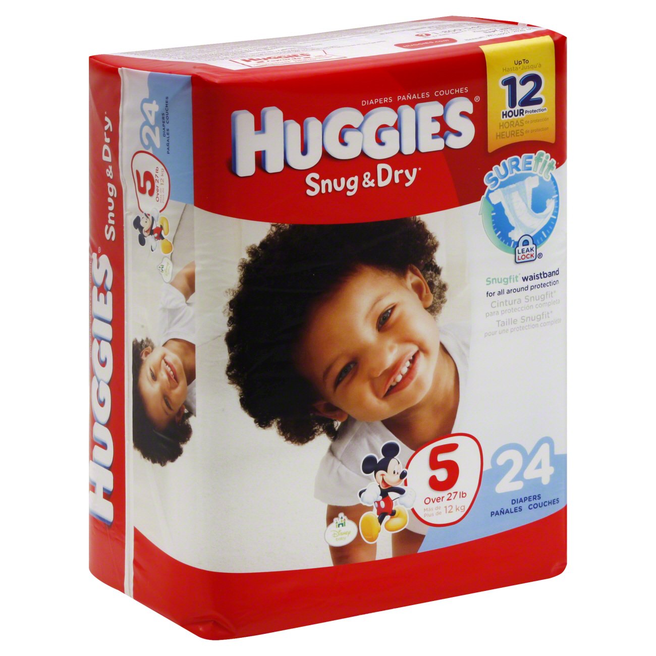 Huggies Snug & Dry Baby Diapers - Size 5