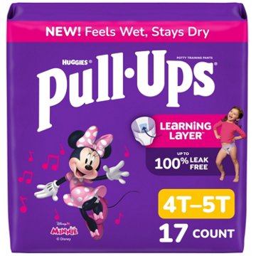 Pull-Ups Girls' Potty Training Pants - 4T-5T, 17 ct