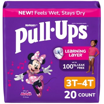 Pull-Ups Girls' Potty Training Pants - 3T-4T, 20 ct