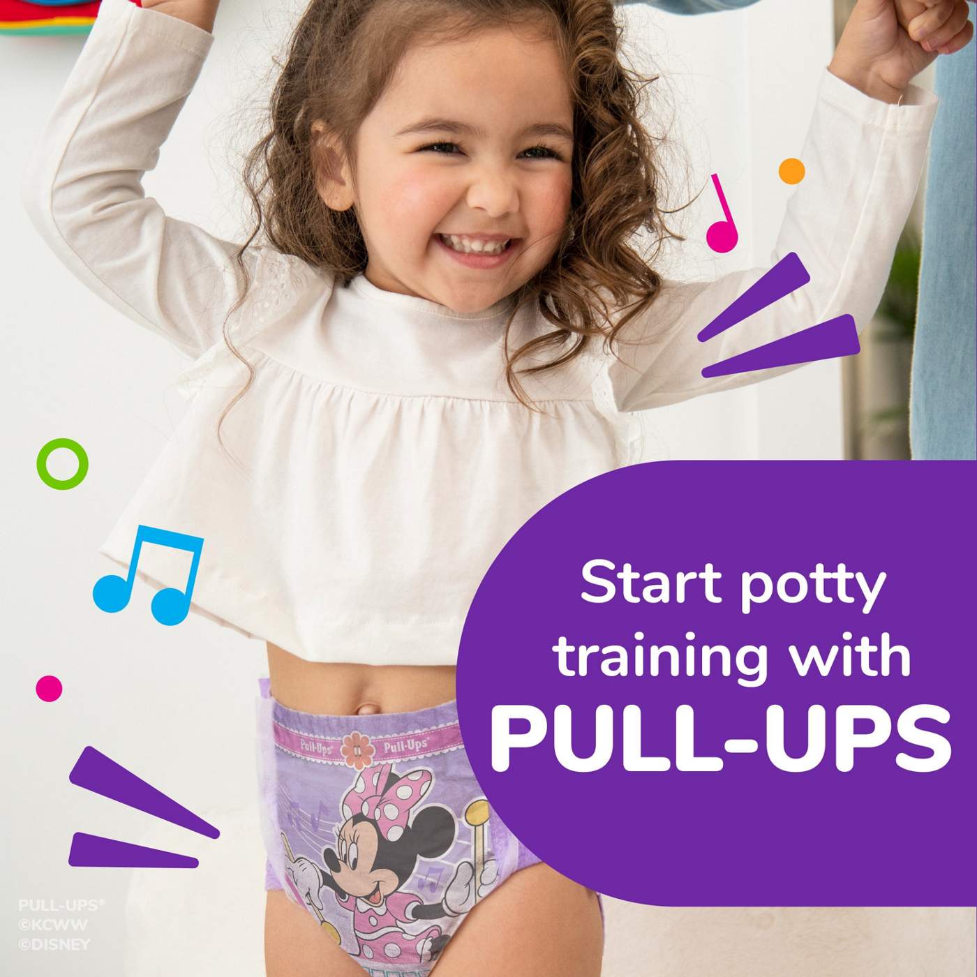 Pull-Ups Girls' Potty Training Pants - 3T-4T; image 8 of 8