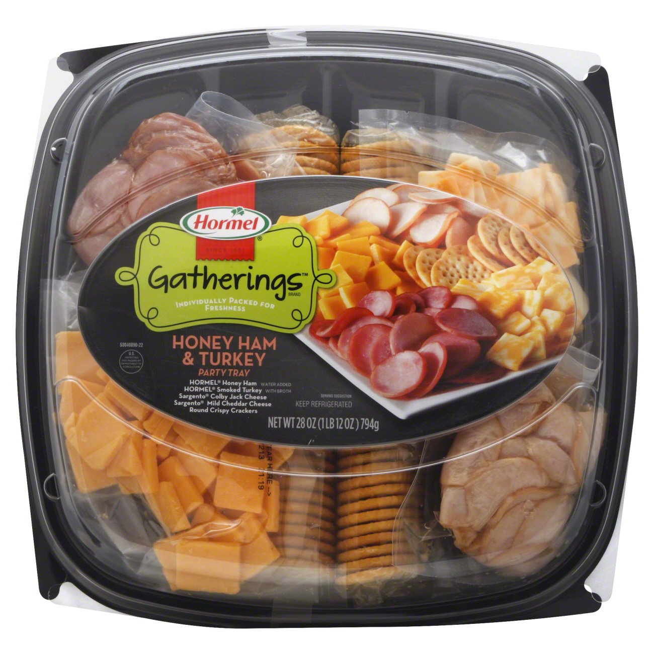 Hormel Gatherings Honey Ham & Turkey Party Tray - Shop Standard Party ...