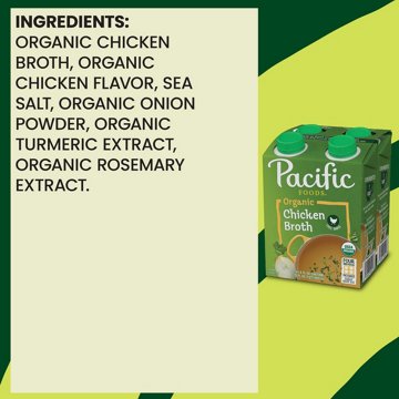 Pacific Foods Organic Free Range Chicken Broth, 4 pk