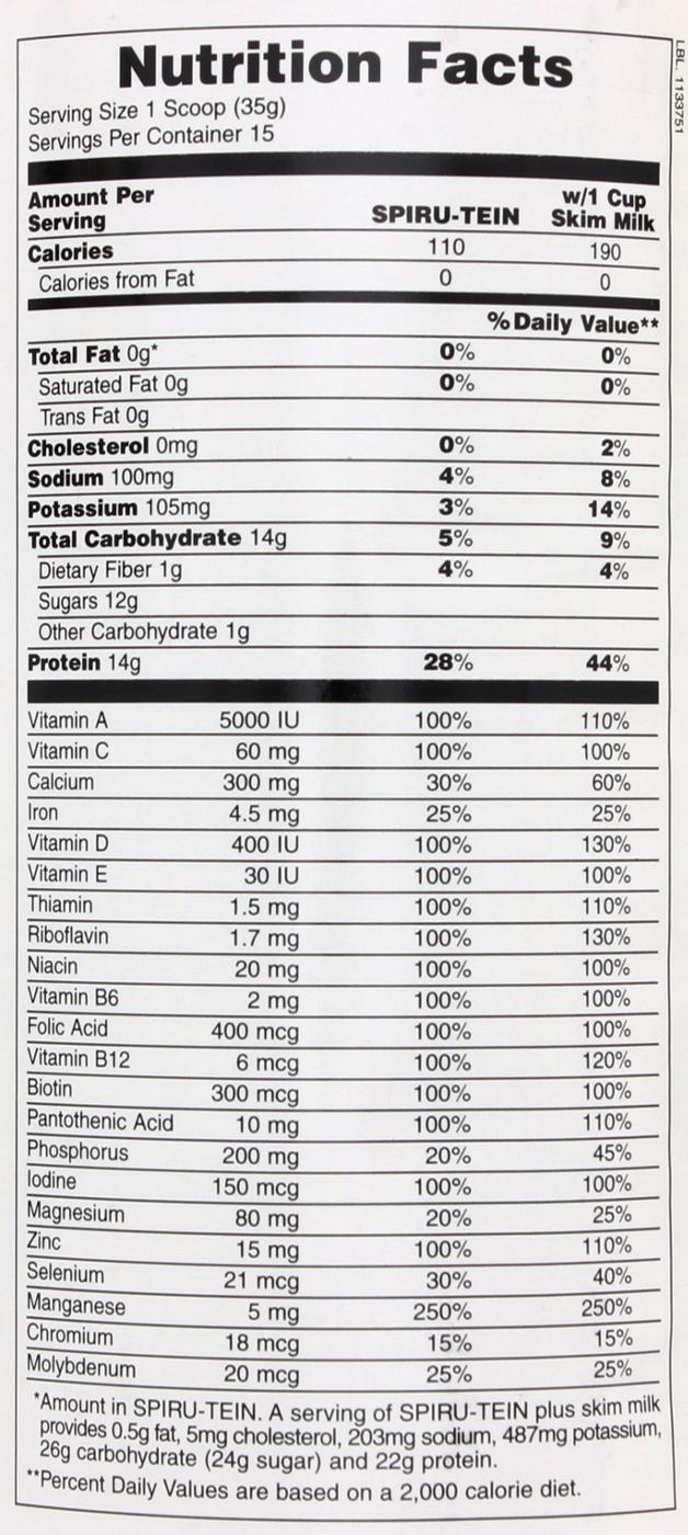 Nature's Plus Spiru-Tein Strawberry Banana High Protein Energy Meal; image 2 of 2
