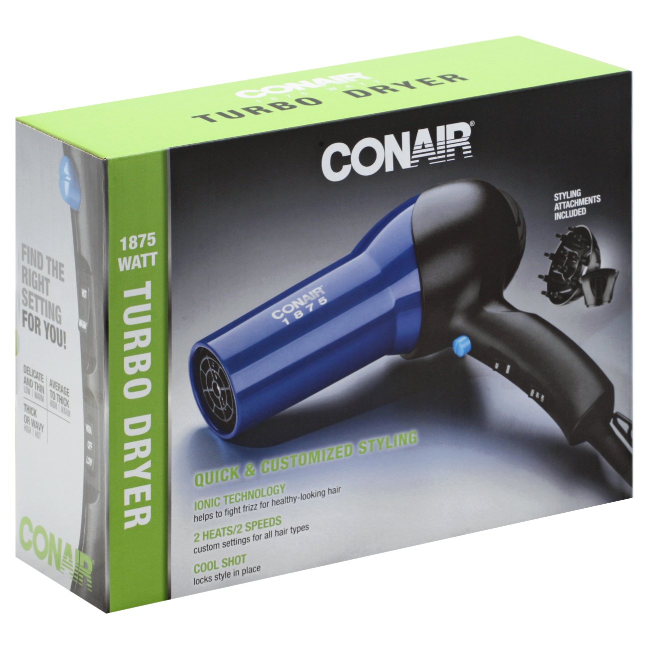 Conair Pro Style Ionic Conditioning 1875 Watts Hair Dryer - Shop Hair Dryers  at H-E-B