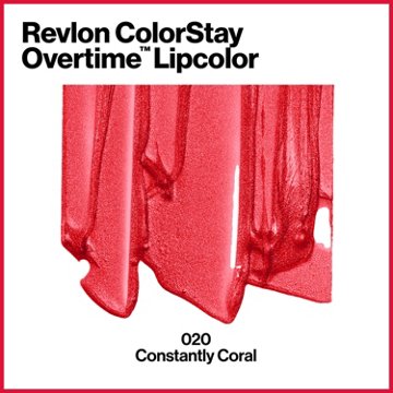 Revlon ColorStay Overtime Lipcolor, Long Wearing Liquid Lipstick, 020 Constantly Coral