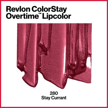 Revlon ColorStay Overtime Lipcolor, Long Wearing Liquid Lipstick, 280 Stay Currant