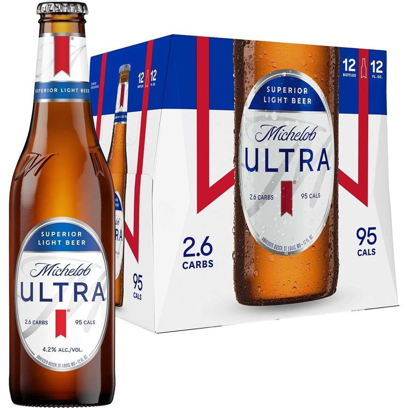 Michelob Ultra Beer 12 Pk Bottles Shop Beer At H E B