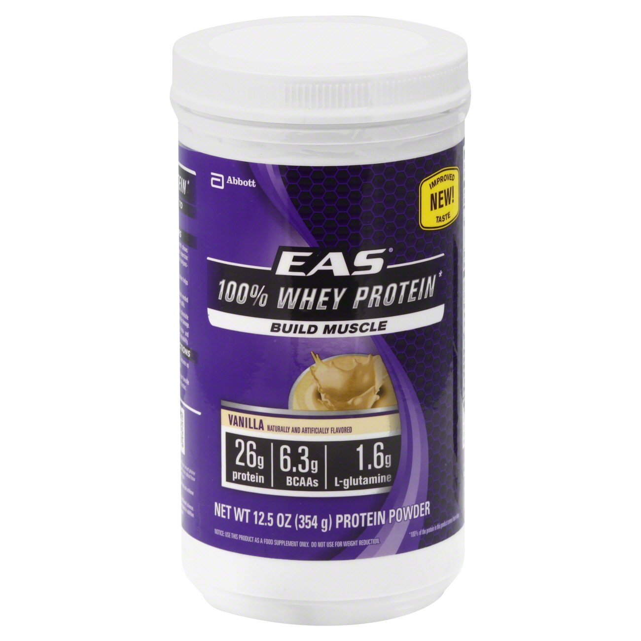 EAS Build Muscle Vanilla 100 Whey Protein Powder Shop Diet & Fitness