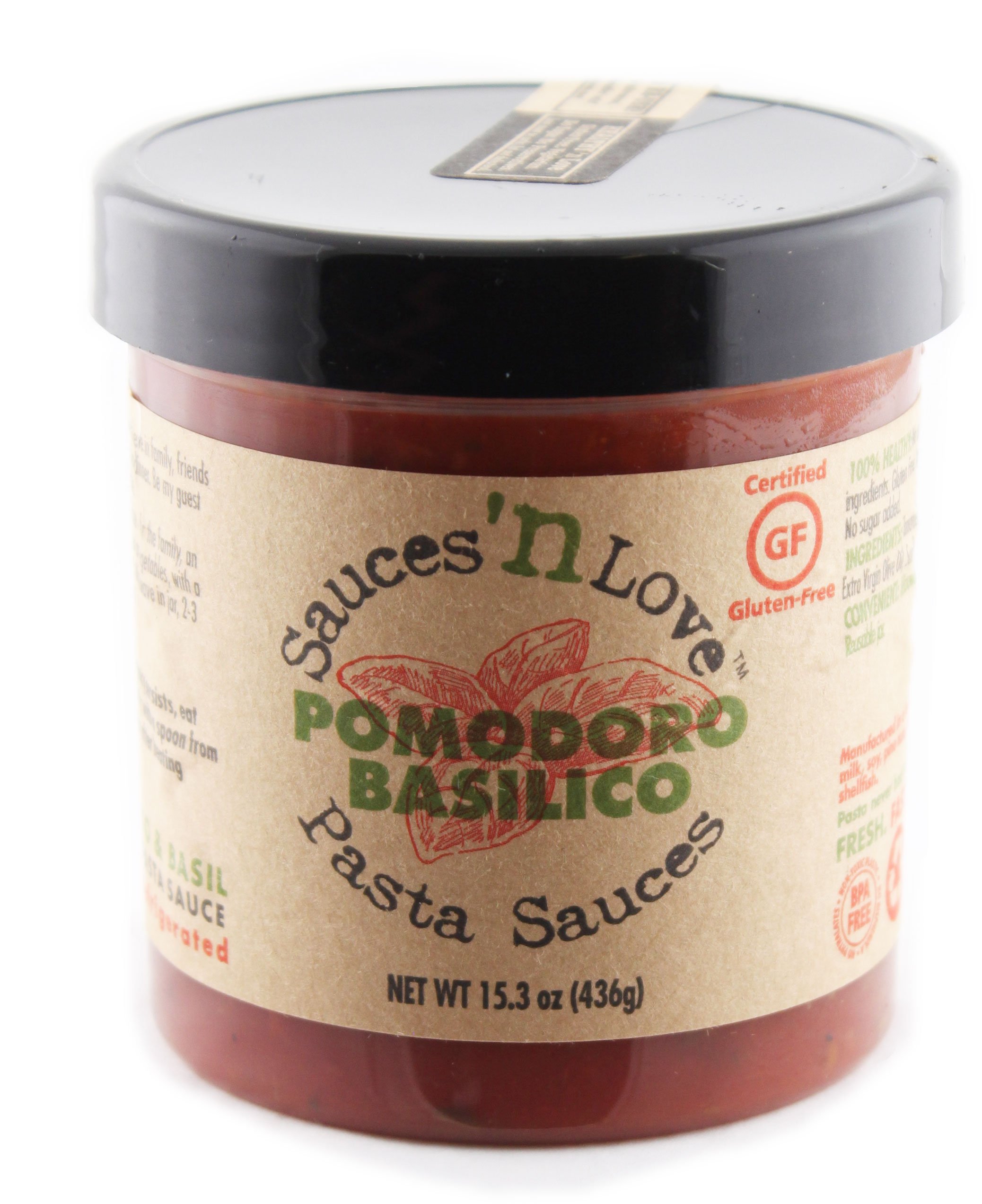 Sauces 'N Love Pasta Sauces Pomodoro Basilico Shop Pasta sauces at HEB