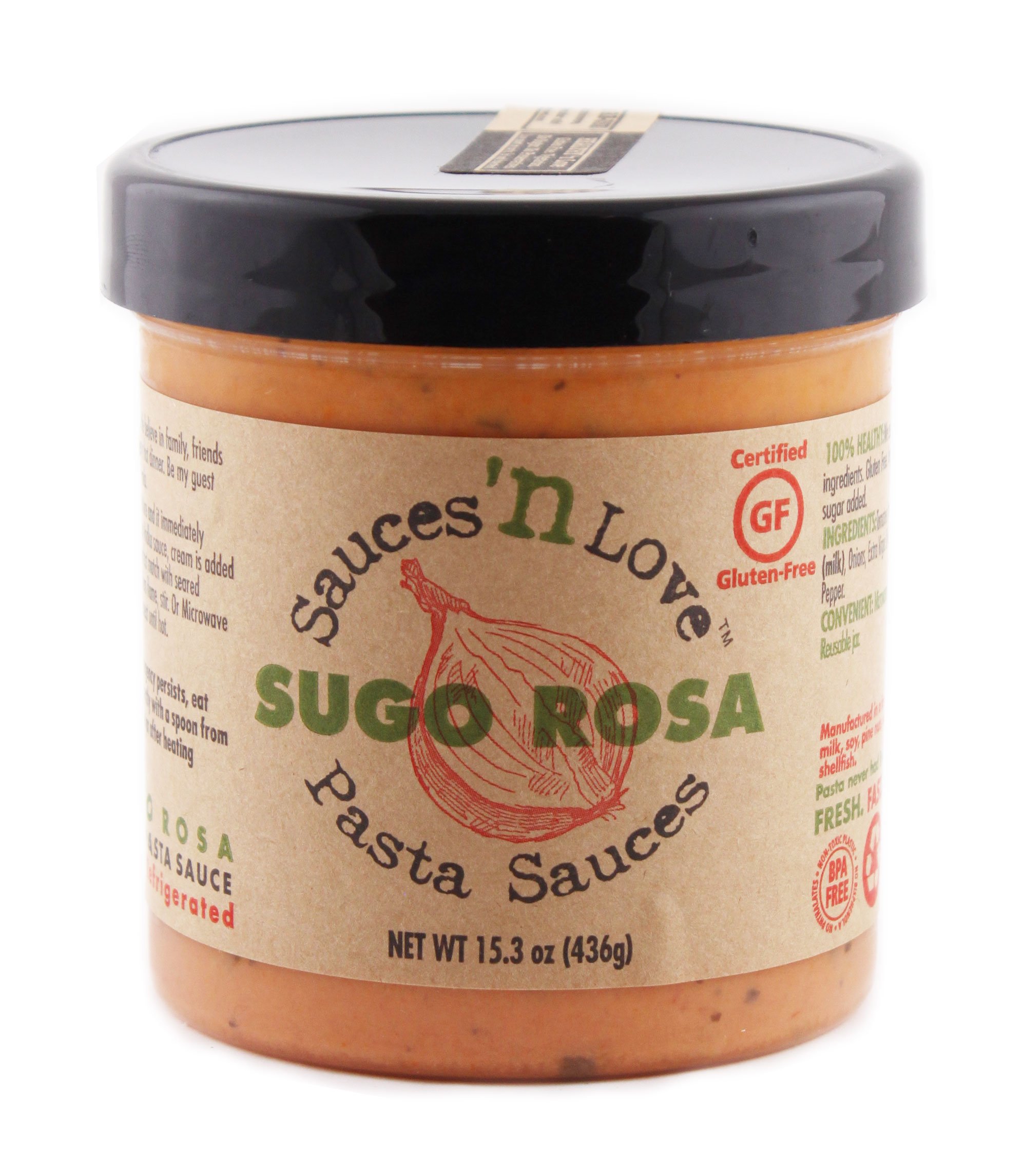 Sauces &amp;#39;N Love Pasta Sauces Sugo Rosa - Shop Pasta Sauces at H-E-B