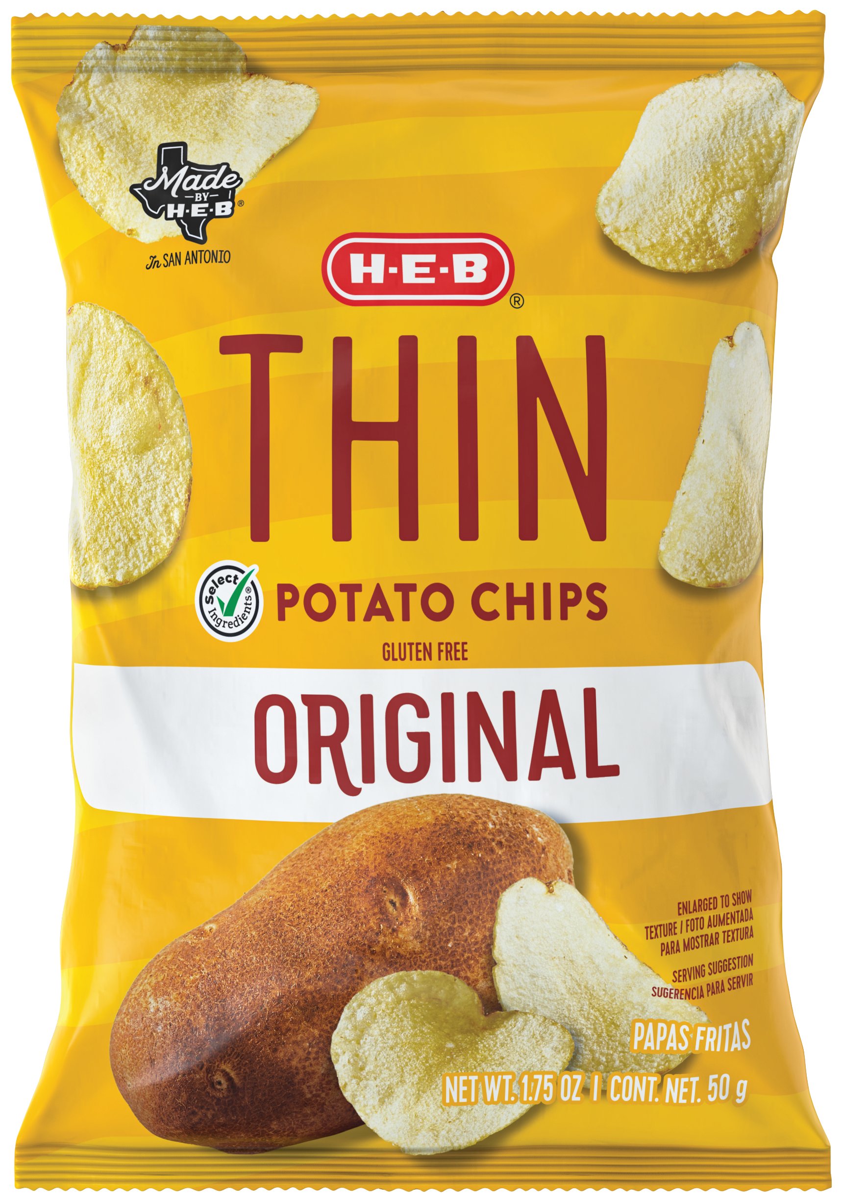 H-E-B Thin Original Potato Chips - Shop Chips At H-E-B