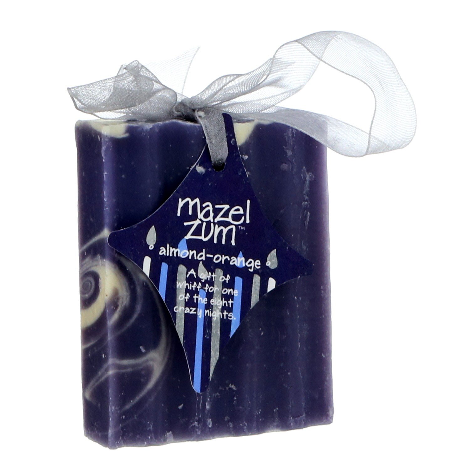 Indigo Wild AlmondOrange Mazel Zum Bow Goat's Milk Bar Soap Shop