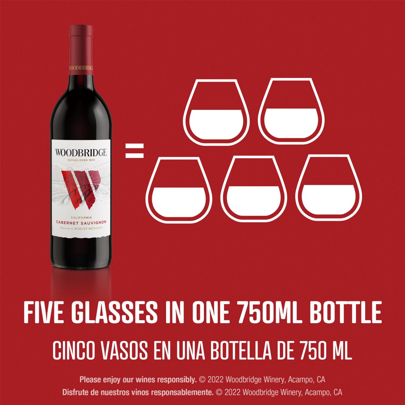 Woodbridge Cabernet Sauvignon Red Wine 750 mL Bottle; image 6 of 10