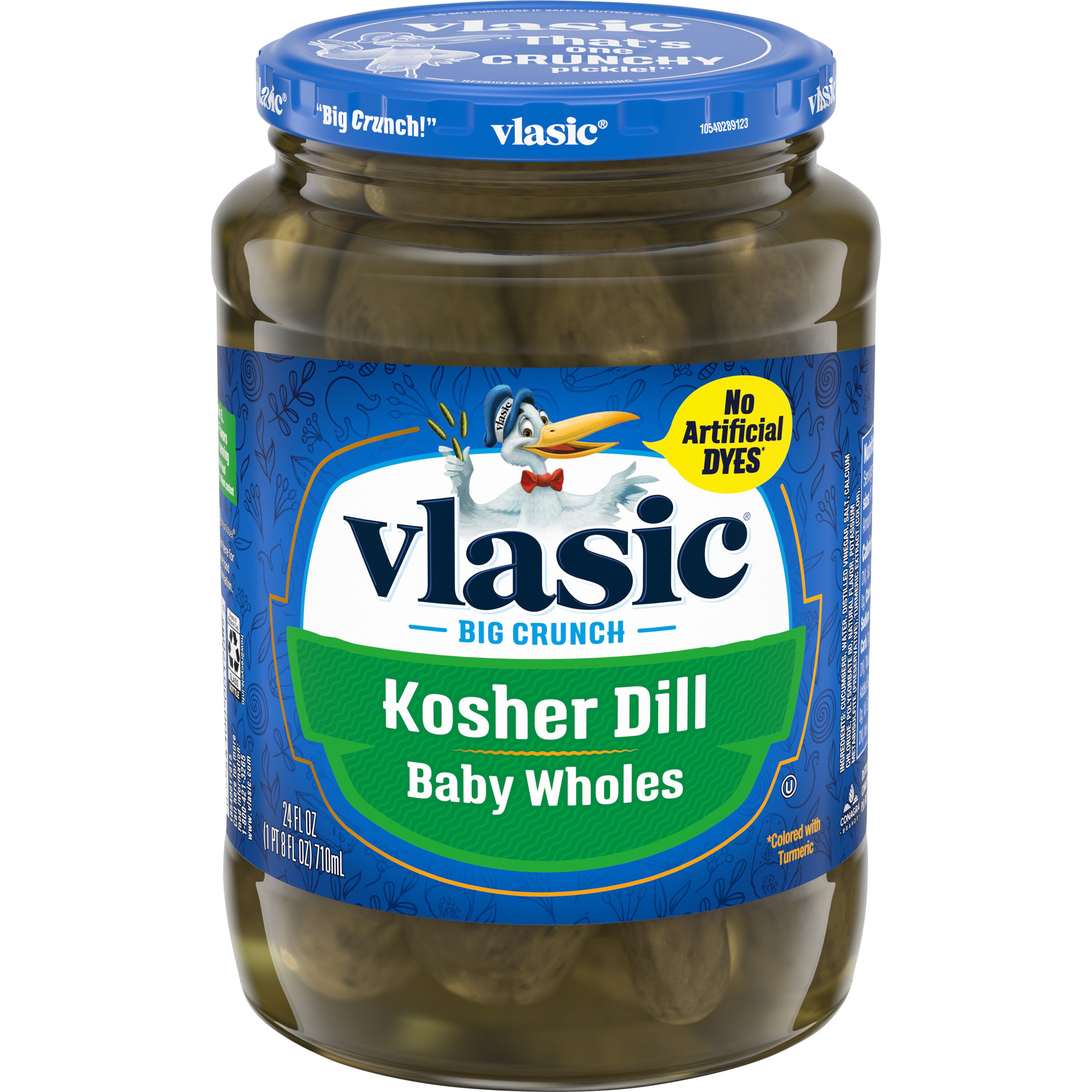 Vlasic Kosher Dill Baby Whole Pickles Shop Pickles & Cucumber at HEB