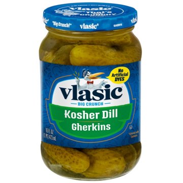 Vlasic Kosher Dill Gherkins, 16 oz