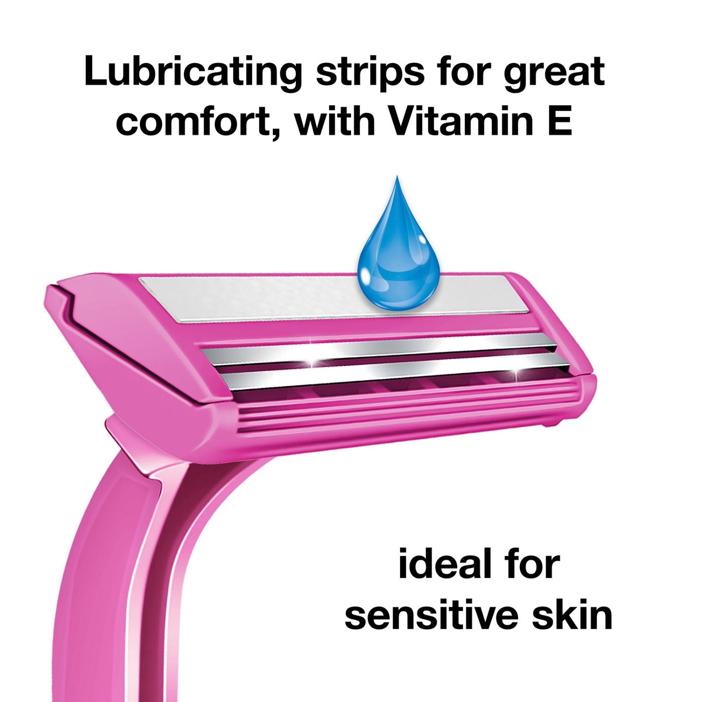Hill Country Essentials Twin Blade Plus with Lubricating Strip Disposable Razors For Women; image 5 of 5