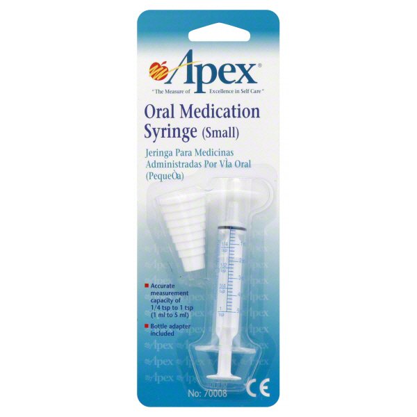 Apex Small Oral Medication Syringe Shop Body Wash At H E B