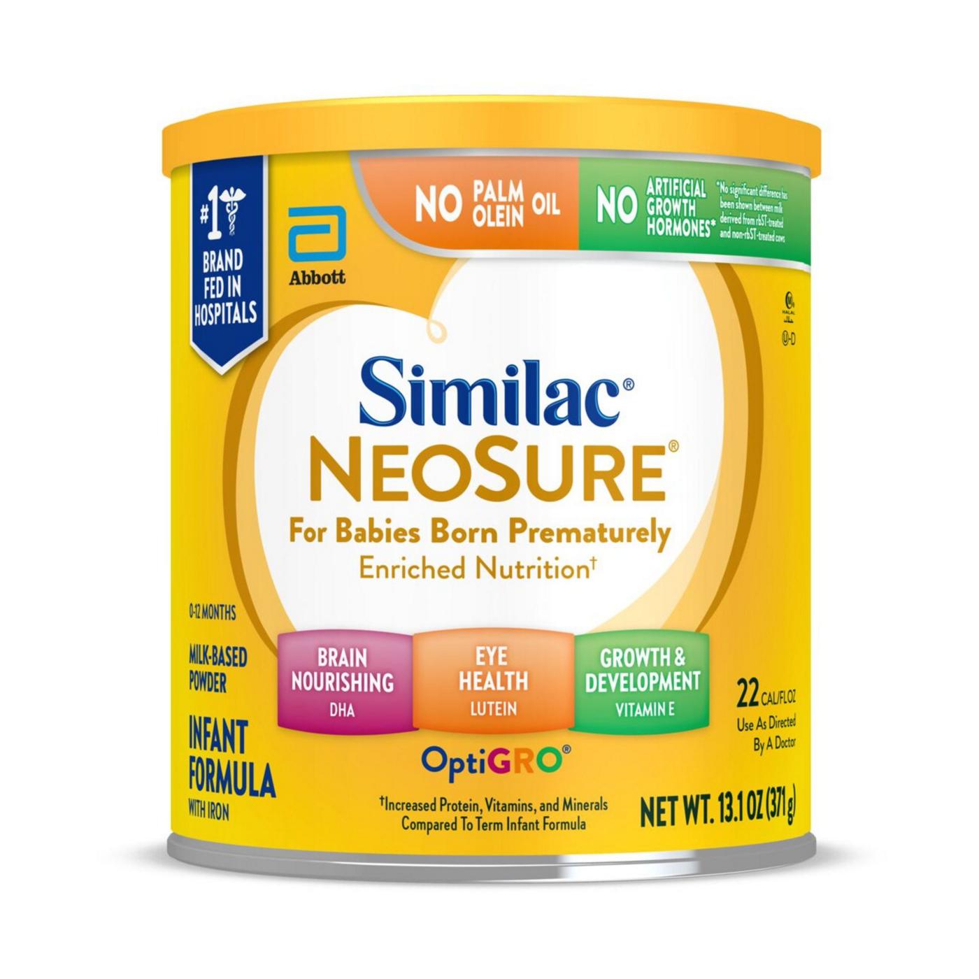 Similac NeoSure Milk-Based Powder Premature Infant Formula; image 1 of 12