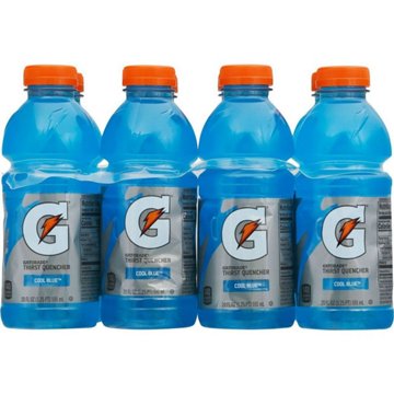 Gatorade Cool Blue Raspberry Thirst Quencher 8 pk Bottles, 20 oz