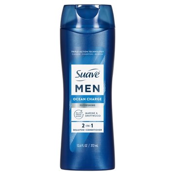 Suave Men 2-in-1 Shampoo & Conditioner - Ocean Charge