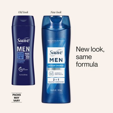 Suave Men 2-in-1 Shampoo & Conditioner - Ocean Charge