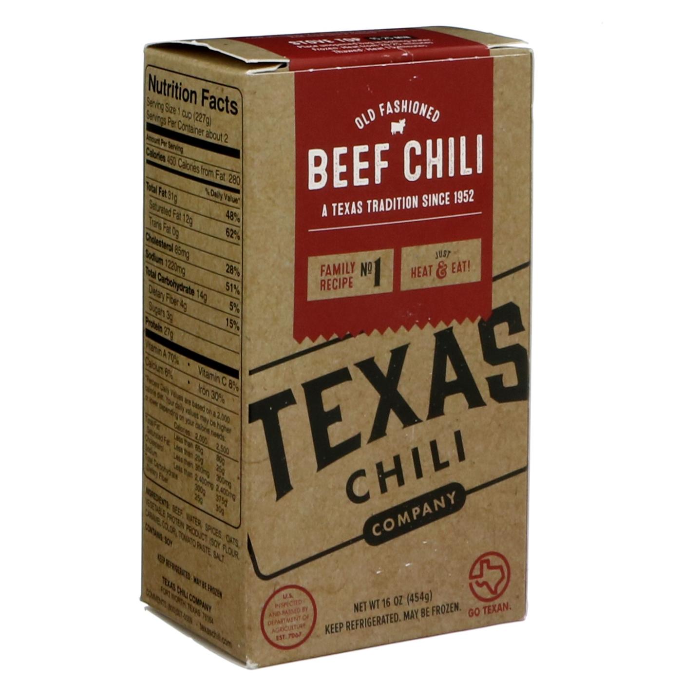 Texas Chili Company Beef Chili; image 1 of 2