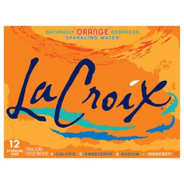 LaCroix Orange Sparkling Water 12 pk Cans