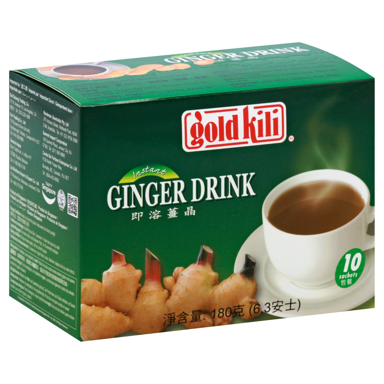 Gold Kili Ginger Drink Sachets Shop Tea at HEB